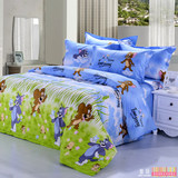 纯棉儿童卡通床单三件套1.2米床 四件套件1.5米床上用品4件套男孩