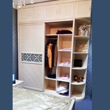 整体衣柜实木拉手简易板式家具二三四五门组装大衣柜木质衣柜