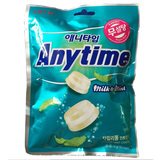韩国进口零食 Lotte乐天糖果 三层润喉糖三合一薄荷味硬糖74g袋装