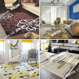时尚简约现代欧式客厅茶几沙发书房卧室床边手工晴纶地毯满铺定制