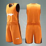 新款定制 李宁赞助CBA联赛 2016赛季球员版篮球训练服 篮球服球衣