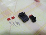 优惠促销 汽车线路改装用小型防水连接器 公母接插头 接插件护套