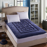 宜家法莱绒床垫便宜 加厚 可折叠 宿舍床垫1.5m 单人1.8m双人床褥