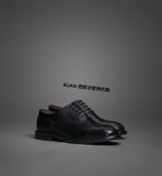 西班牙正品代购 全球购 MD 男士限量版黑色牛津系带皮鞋 6504122