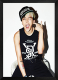 明星海报:BIGBANG权志龙装饰画挂画书房卧室墙画个性韩国明星