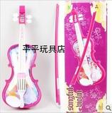 仿真音乐发光小提琴玩具带小提琴拉弦音乐玩具巴拉拉小魔仙道具