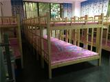 定制儿童实木床松木床儿童上下双层床多功能幼儿园四人位床特价