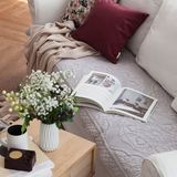 韩国代购 纯棉灰色欧式时尚防滑组合沙发垫 夏季清凉薄沙发坐垫