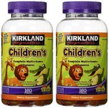 美国 kirkland 儿童复合多种维生素矿物质咀嚼小熊软糖 160粒