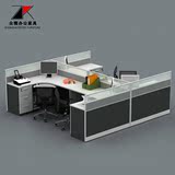 现代办公家具职员办公桌公司单位电脑桌椅组合屏风隔断员工位卡座