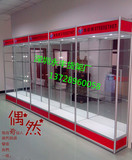 红色展柜 深圳展示柜 精品展示柜 玻璃展柜 饰品展示柜 精品货架