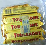 原装进口Toblerone瑞士三角蜂蜜奶油杏仁糖巧克力 8支装