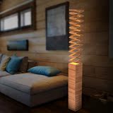 设计师的灯 北欧简约实木落地灯客厅卧室书房木制创意装饰led灯具