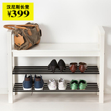 IKEA/宜家专业代购汉尼斯长凳,可放鞋换鞋凳鞋架特价家居储物实木