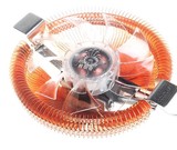终极者雪蝠纯铜版CPU散热器775/AMD/1155全铜CPU风扇9CM大风扇