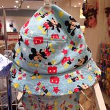 日本代购 Disney/迪士尼婴幼儿宝宝全棉遮阳帽防晒帽48-50cm新款