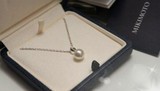 MIKIMOTO御木本日本代购2015纯银单颗珍珠项链经典款礼直邮包邮