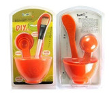 韩国4IN1四合一美容套装（面膜碗/棒/刷/量勺） 调膜粉调面膜工具