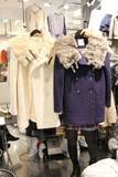 韩国代购东大门2013冬新款毛毛领加厚羊毛呢外套呢子大衣呢大衣女