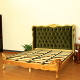 法式新古典家具软包雕花床 美克洛可可风格美式美家家具