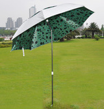 包邮户外钓鱼伞 垂钓伞 遮阳伞防紫外线折叠伞转向伞2米2.2米铝杆