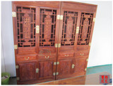 现代中式红木家具 刺猬紫檀书柜 刺猬紫檀衣柜 酒柜