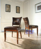 餐椅 实木真皮餐椅 小椅子 休闲椅 椅子 SM5036-S 小皮椅 正品