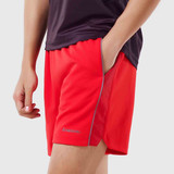 川崎2016羽毛球服 运动短裤 男女队服16368 红色 速干 跑步网球裤