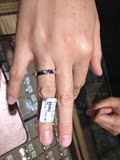 【港惠宝】香港谢瑞麟铂金钻石对戒 指环戒代购 附小票包邮