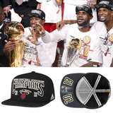 NBA2013热火总冠军帽子平沿帽詹姆斯MVP篮球帽NY棒球帽嘻哈街舞帽