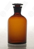 棕细口瓶 1000ml 棕小口瓶 棕色试剂瓶 磨砂口玻璃瓶 实验器材