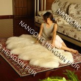 高端无甲醛纯羊毛地毯客厅澳洲整张羊皮地垫卧室坐垫单人学生床毯