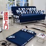 沙发床小户型可折叠拆洗实木1.5米多功能布艺两用三人1.8客厅1.2