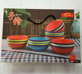 创意日韩式手绘餐具陶瓷碗套装套碗饭碗结婚庆碗礼品瓷礼盒情侣碗