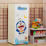 宝嘉仕加厚窄面抽屉式收纳柜塑料组装加厚儿童宝宝衣柜玩具整理柜