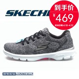 Skechers斯凯奇16年新款时尚休闲GO walk3轻质绑带女健步鞋14059