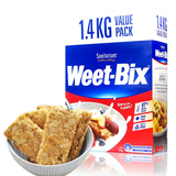 澳洲进口weet-bix1.4kg全谷物营养新康利原味麦片低脂即食早餐