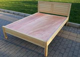 特价实木床松木双人床实木单人床木质架子床1.5米1.8米1.2米1米床