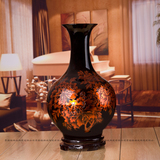 景德镇陶瓷器 现代简约复古时尚客厅欧式花瓶 餐桌花瓶 插花摆件
