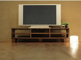 实木电视柜客厅中式隔板可调节储物柜卧式欧式简约电视机柜子包邮
