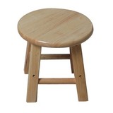 加固进口橡木小圆凳 橡木凳子 儿童凳 实木凳 小梯凳 实木小板凳