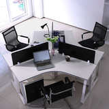 简约现代办公家具成都职员电脑桌组合屏风工作位办公桌椅厂家直销