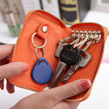 新款韩版男士汽车钥匙包女式多功能拉链锁匙包卡包零钱包情侣包邮