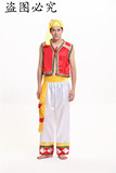 新款傣族成人男装葫芦丝民族舞蹈演出服表演服云南少数民族服装