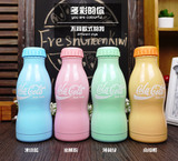 新款韩国创意可乐不锈钢儿童学生可爱萌便携迷你保暖保温水壶水杯