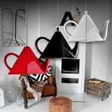 简约后现代创意茶壶吊灯餐厅水壶吊灯吧台时尚个性三头树脂吊灯