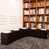 创意餐椅折叠家用椅子十八纸简约现代客厅家具多用途多人座凳新品