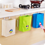 厨房橱柜门背式抽取垃圾袋收纳袋挂袋 多用挂式杂物整理袋储物袋