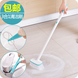 日式长柄浴室清洁刷 瓷砖缝隙刷浴缸刷毛发夹 卫生间地板去污刷