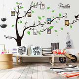照片墙贴纸办公室创意卧室温馨墙纸装饰品宿舍寝室墙上贴画相框树